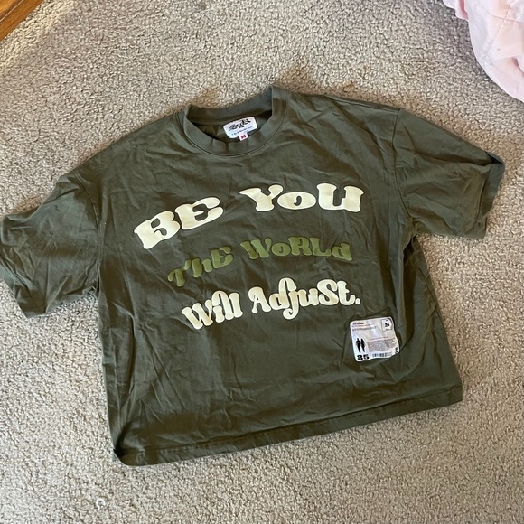Marshalls Tops - SLK Studios Be You The World Will Adjust Vintage Y2K Graphic T-Shirt Sz M